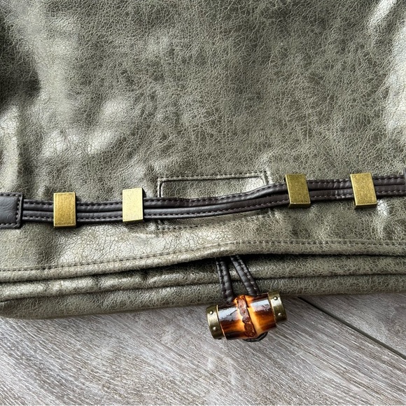 Matt & Nat Distressed Vegan Leather Messenger Bag - Picture 2 of 13